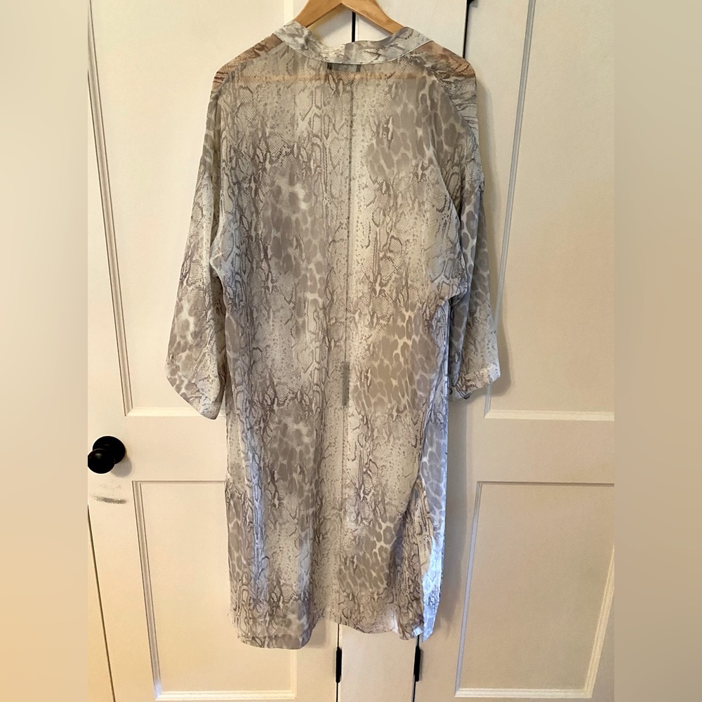 Maven West Grey Snake Print Duster - image 4